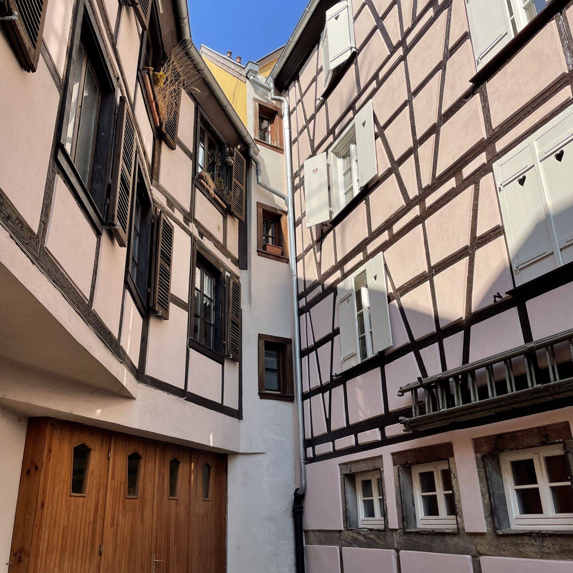 Ravalement façade colombage &#8211; Strasbourg (Petite France) Hœœnheim